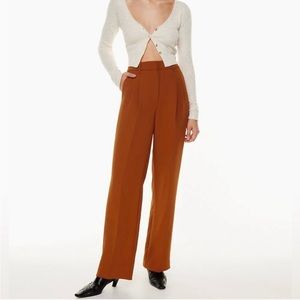 Wilfred Effortless Pant in Rich Chestnut